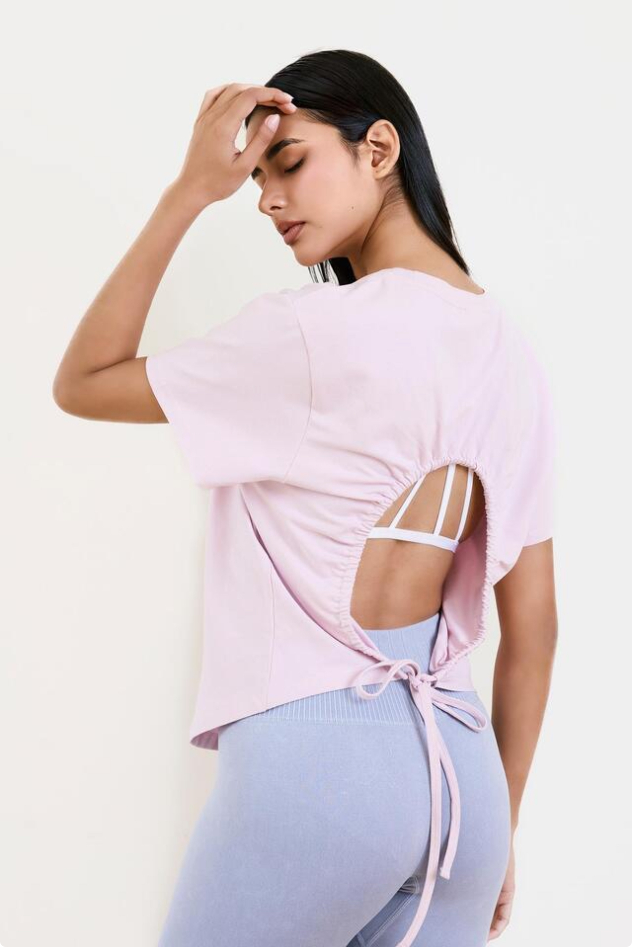 TS206 CUTOUT TWOWAY T-SHIRT PINK サイズ: ONESIZE