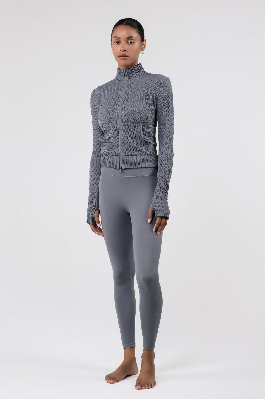 TZ151 SPONGE ZIP-UP GRAY サイズ: S/M