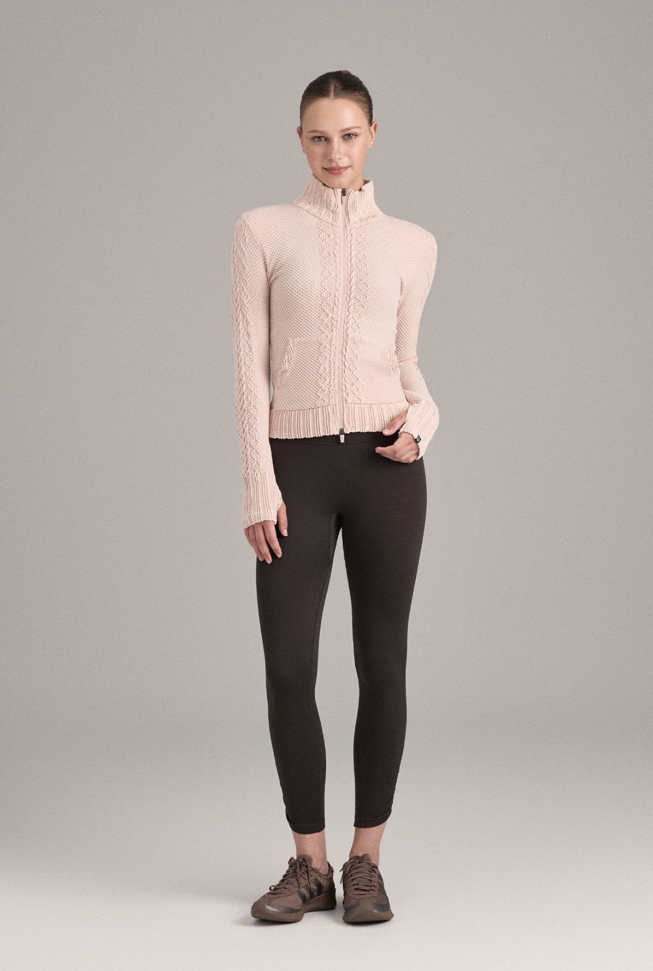 TZ151 SPONGE ZIP-UP PEACH FADE サイズ: S/M