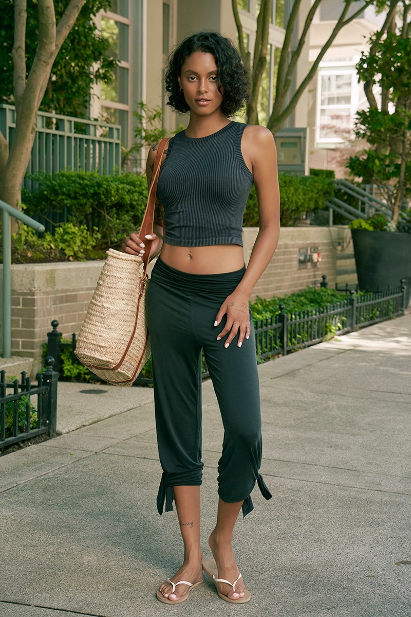 PL012 RELAX PANTS BLACK FADE