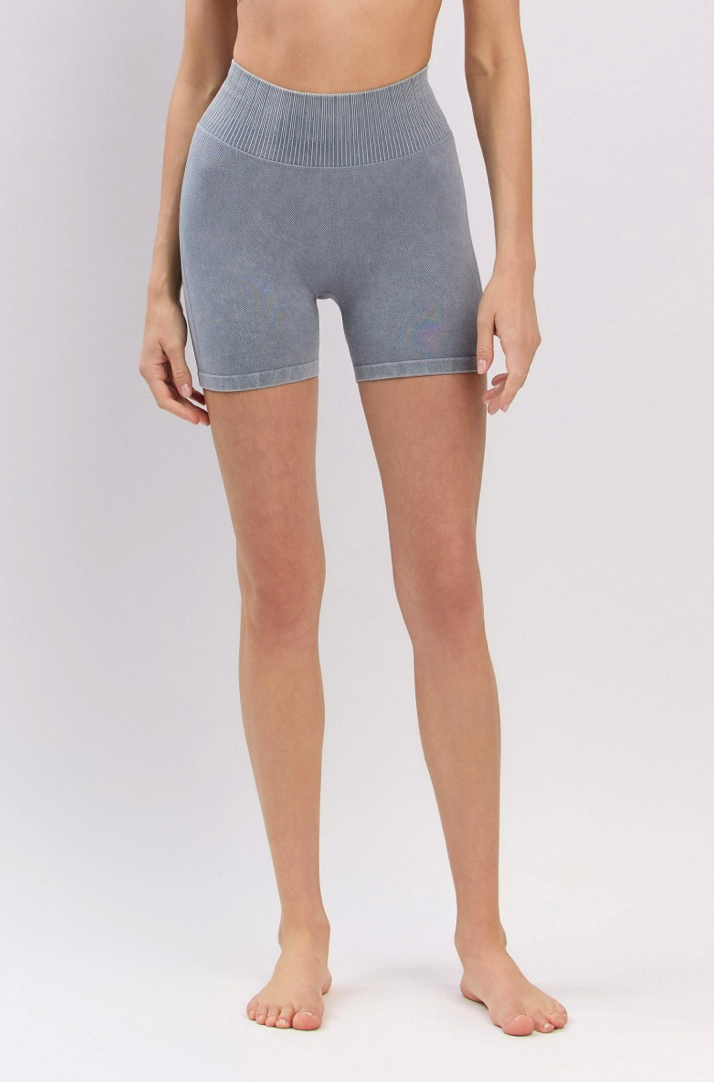 PS020 TWILL 3/4 LEGGINGS GRAY FADE サイズ: S/M