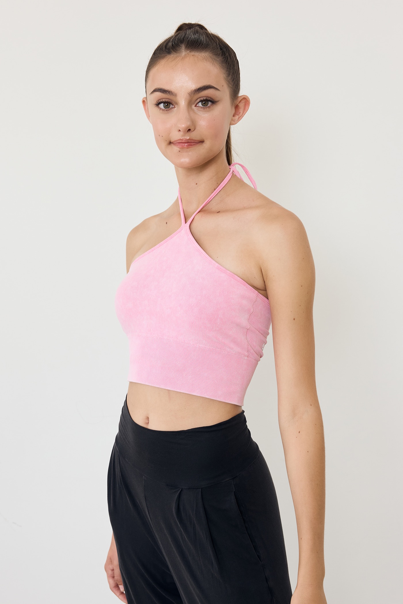 [60%OFF]TB027 HARMONY HOLTER BRA HOTPINK FADE サイズ: S/M