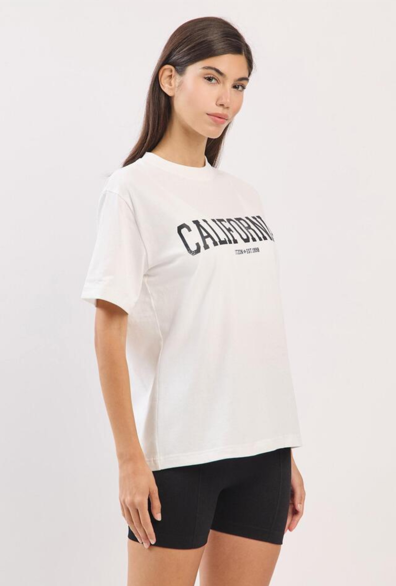 TS108 WASHED LOGO T-SHIRTS WHITE サイズ: S/M