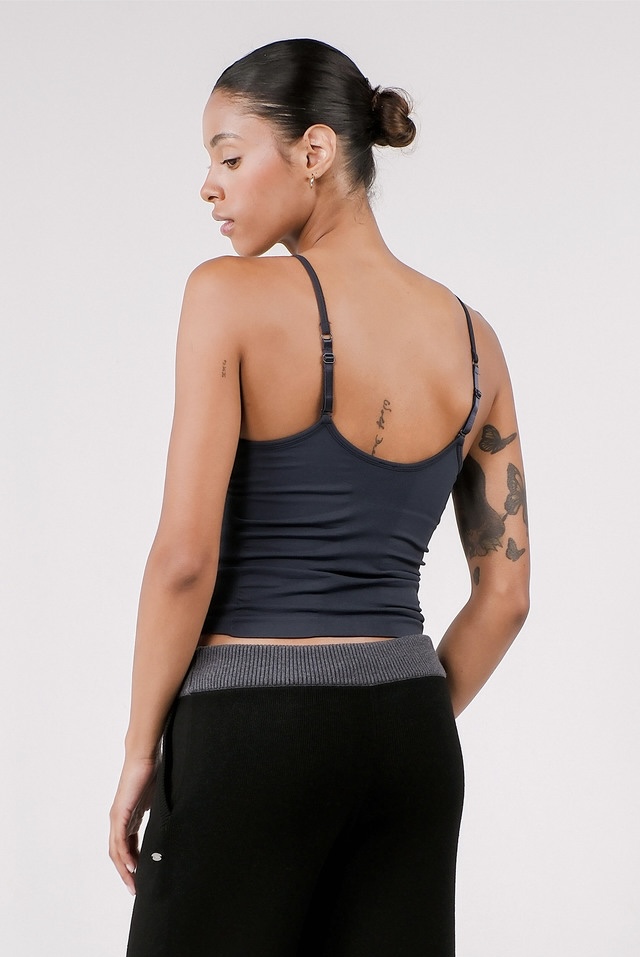 TT010 SIGNATURE TANK TOP D.GRAY サイズ: S/M