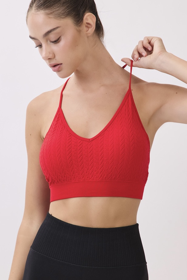 TB015 DREAM BRA RED サイズ: S/M