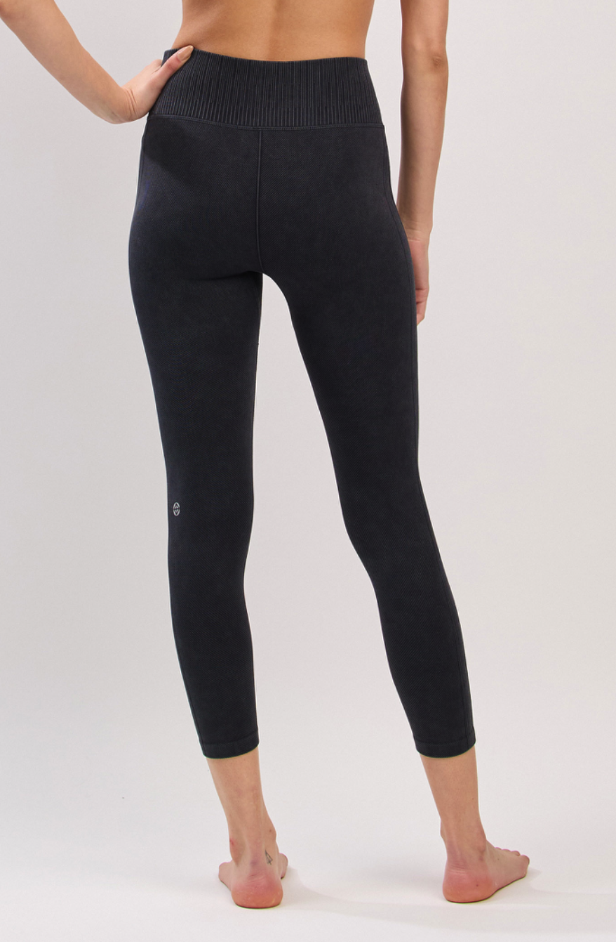 PL071 DOUBLE LEGGINGS BLACK FADE サイズ: S/M