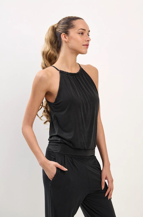 TT005 RELAX HALTER TOP BLACK FADE サイズ: S/M