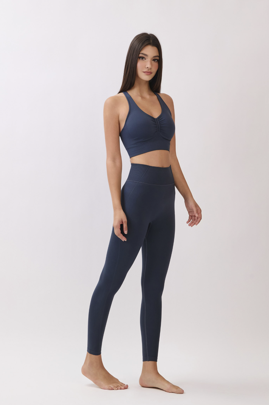 TB041 SEAMLESS BRATOP D.GRAY サイズ: S/M