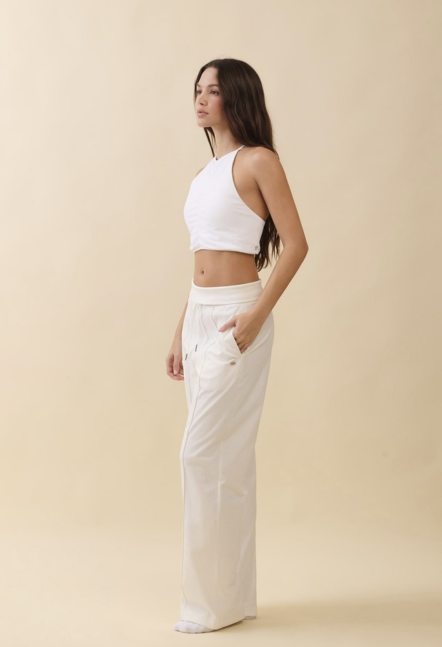 PJ482 SOFT WAIST PINTUCK PANTS EHITE SOLID サイズ: SS