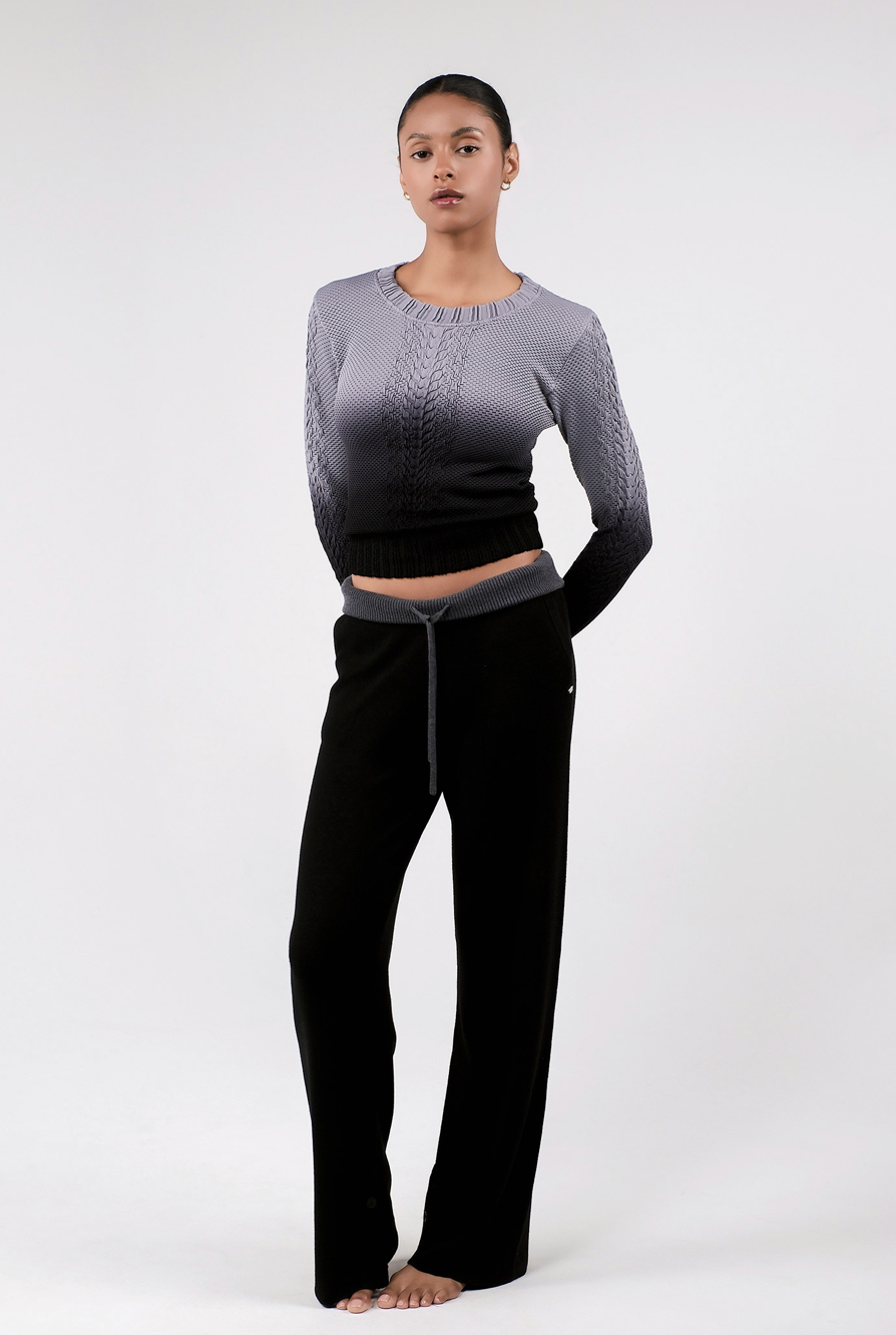 TP141 SPONGE PULLOVER GRAY GRADATION サイズ: S/M