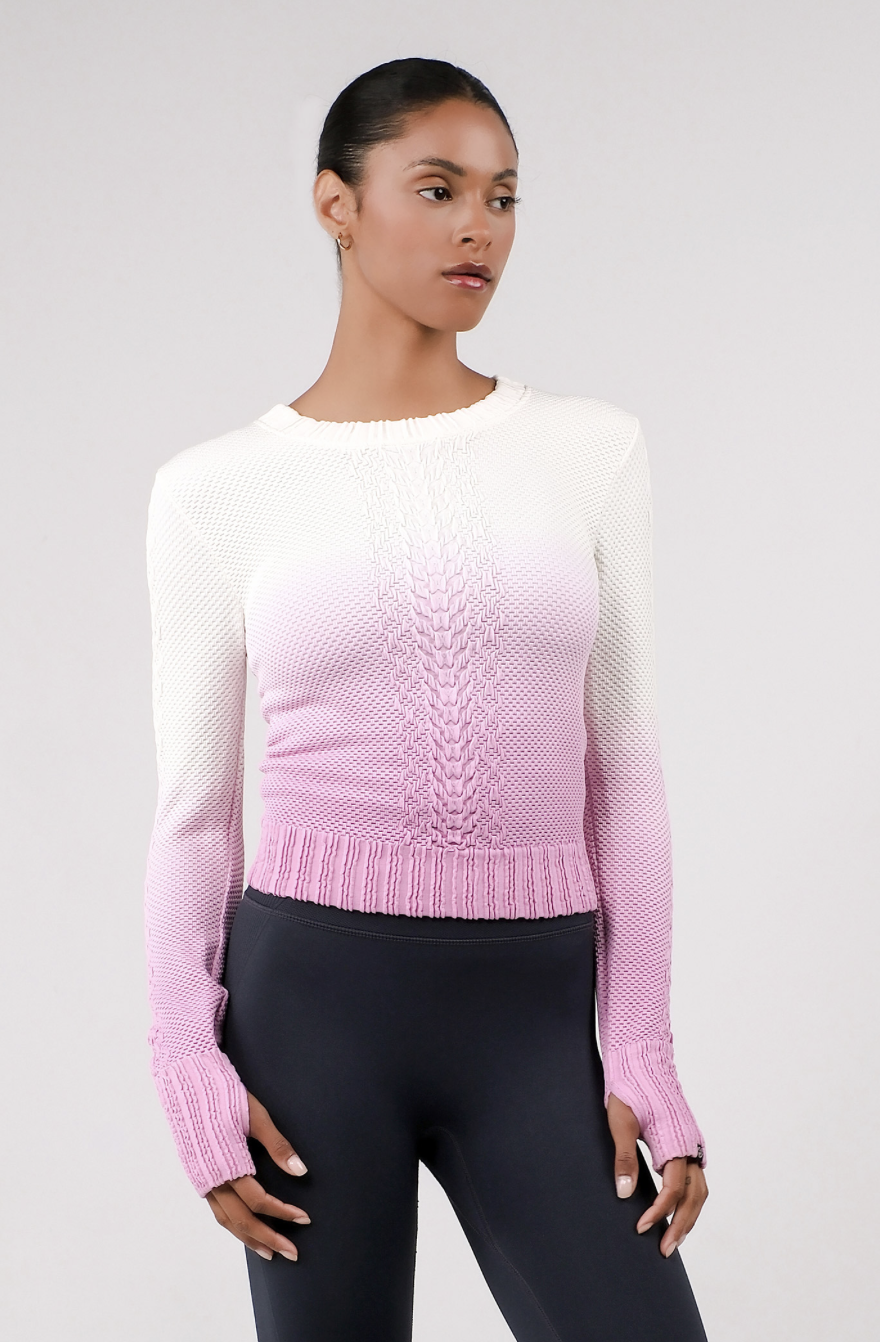 TP141 SPONGE PULLOVER PINK GRADATION サイズ: S/M