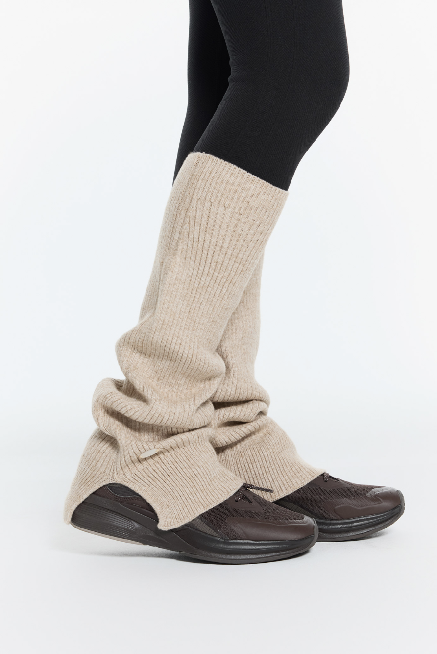 AZ588 KNIT LEG WARMER BEIGE サイズ: F