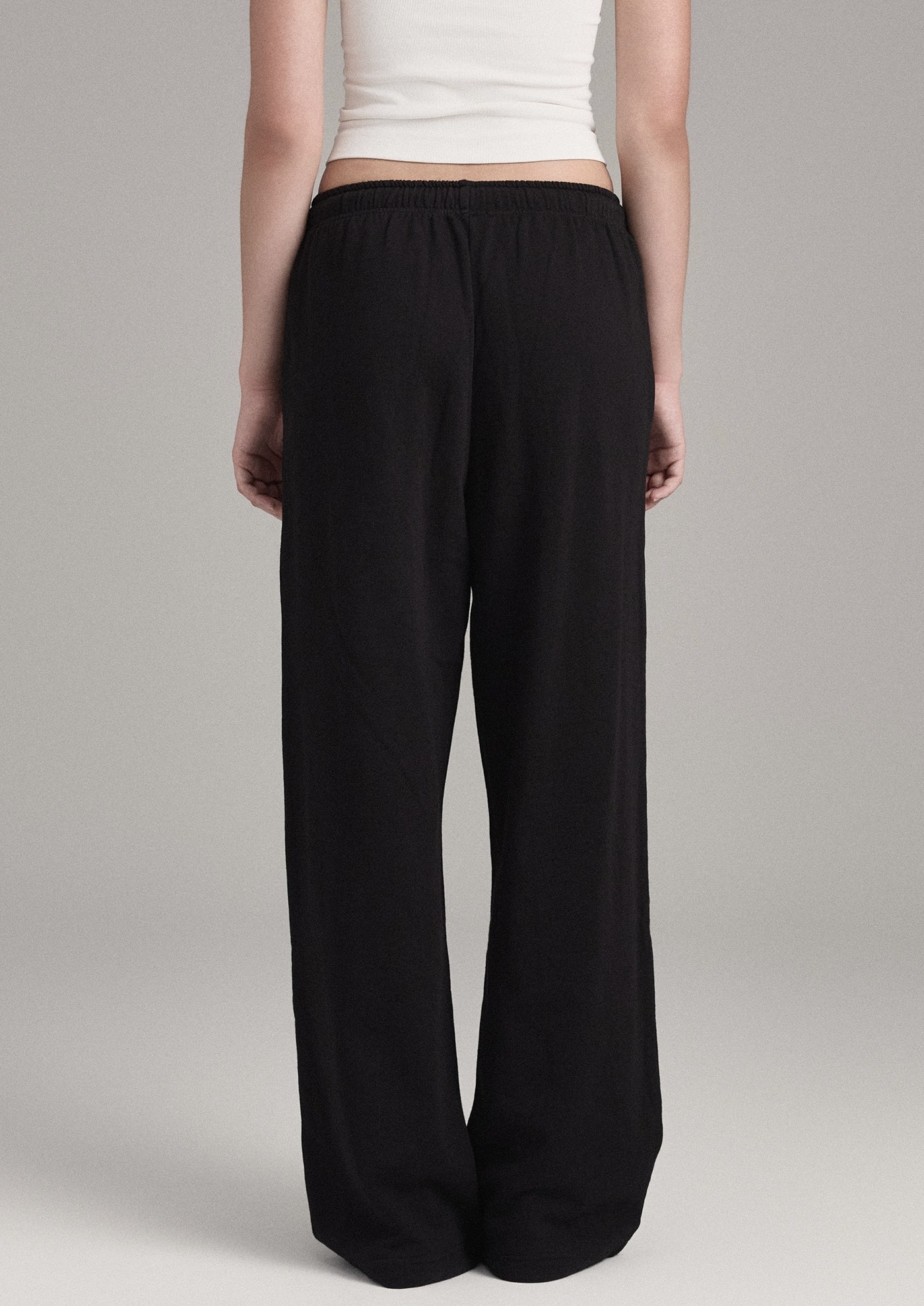 PL457 STANDARD SWEAT PANTS BLACK SOLID サイズ: SS