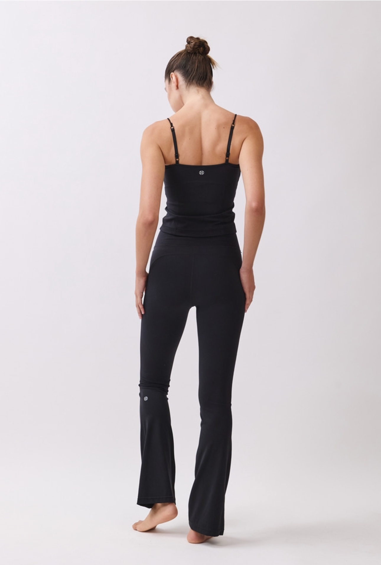 PL412 FLARE LEGGINGS BLACK サイズ: S/M