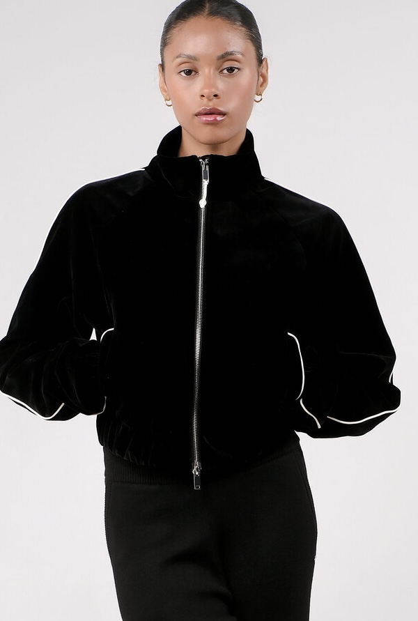 JP311 VELVET JACKET BLACK サイズ: S/M