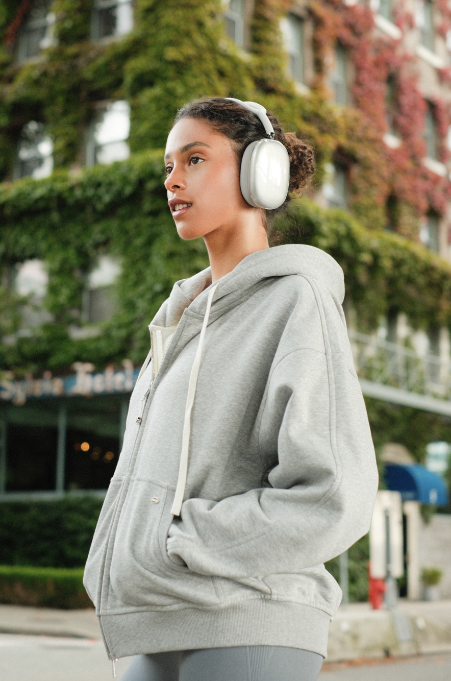 TZ152 ZIP-UP HOODIE M.GRAY サイズ: ONESIZE