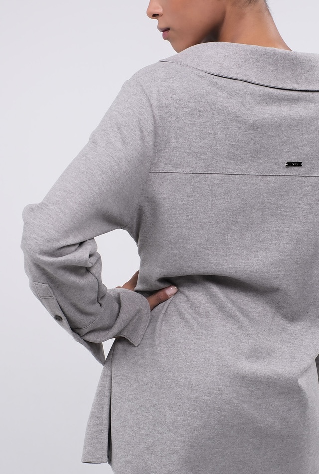 ST193 WRAP SHIRT L.GRAY サイズ: ONESIZE