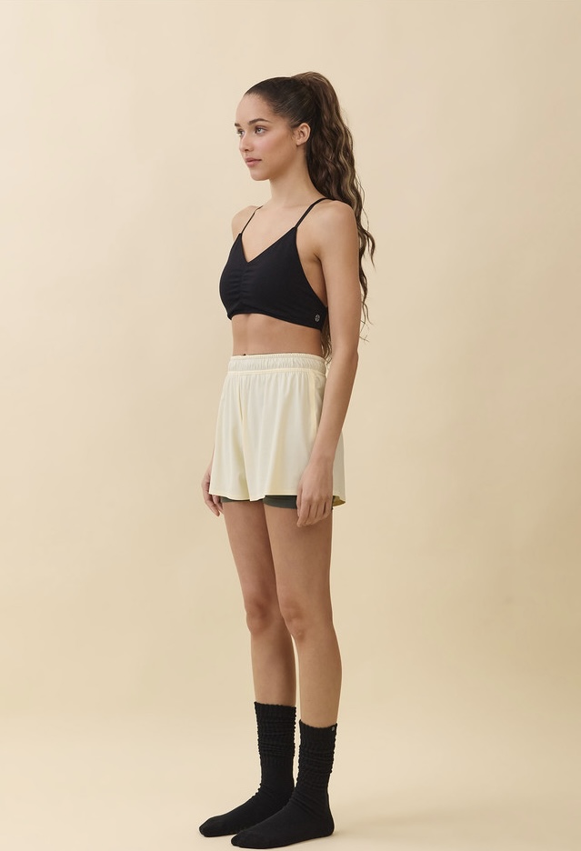 PH466 EASY ACTIVE SHORT PANTS  L.YELLOW SOLID サイズ: S
