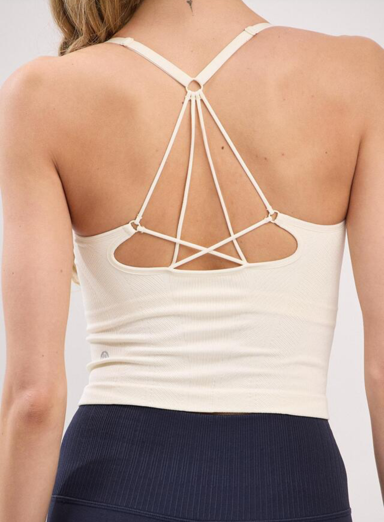 TT041 LUXE TANK IVORY サイズ: S/M