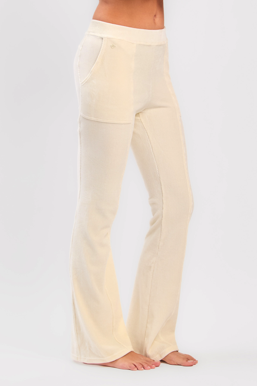PL203 CORDUROY BOOTSCUT PANTS IVORY サイズ: S/M