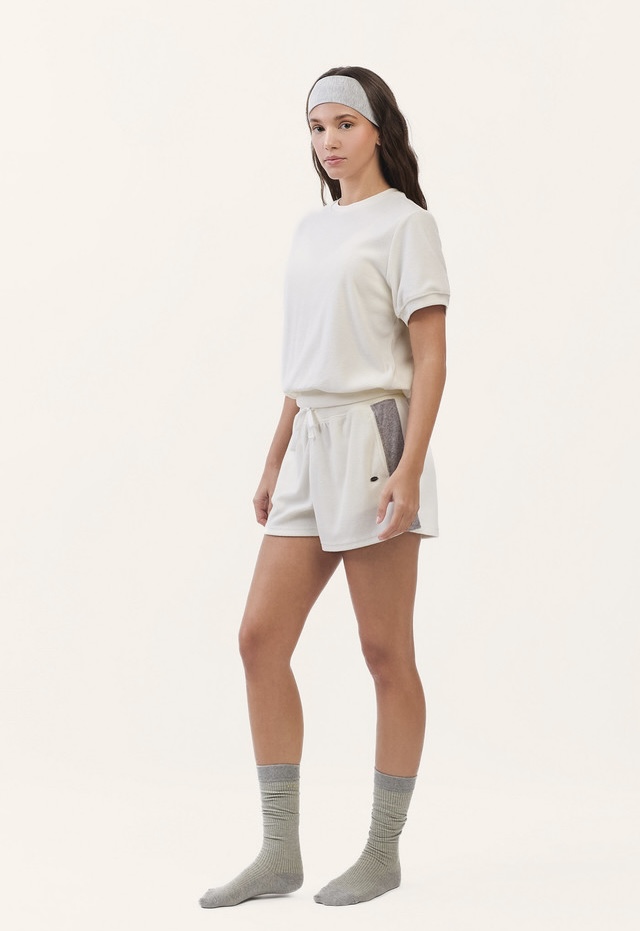 PH464 COMFY TERRY PANTS CREAM SOLID サイズ: SS