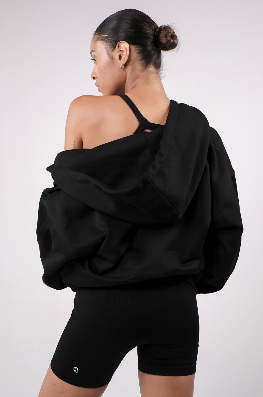 TZ152 ZIP-UP HOODIE BLACK サイズ: ONESIZE