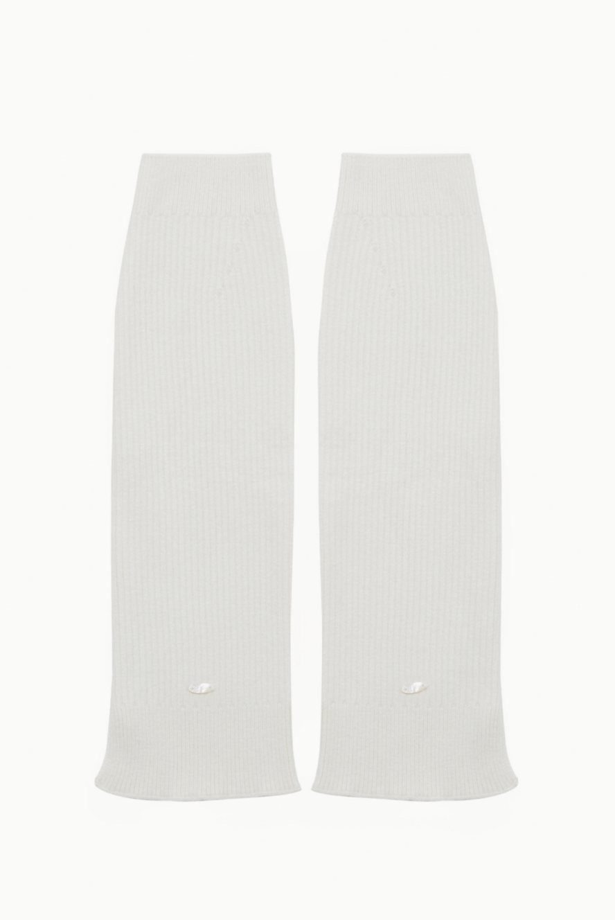 AZ588 KNIT LEG WARMER IVORY サイズ: F