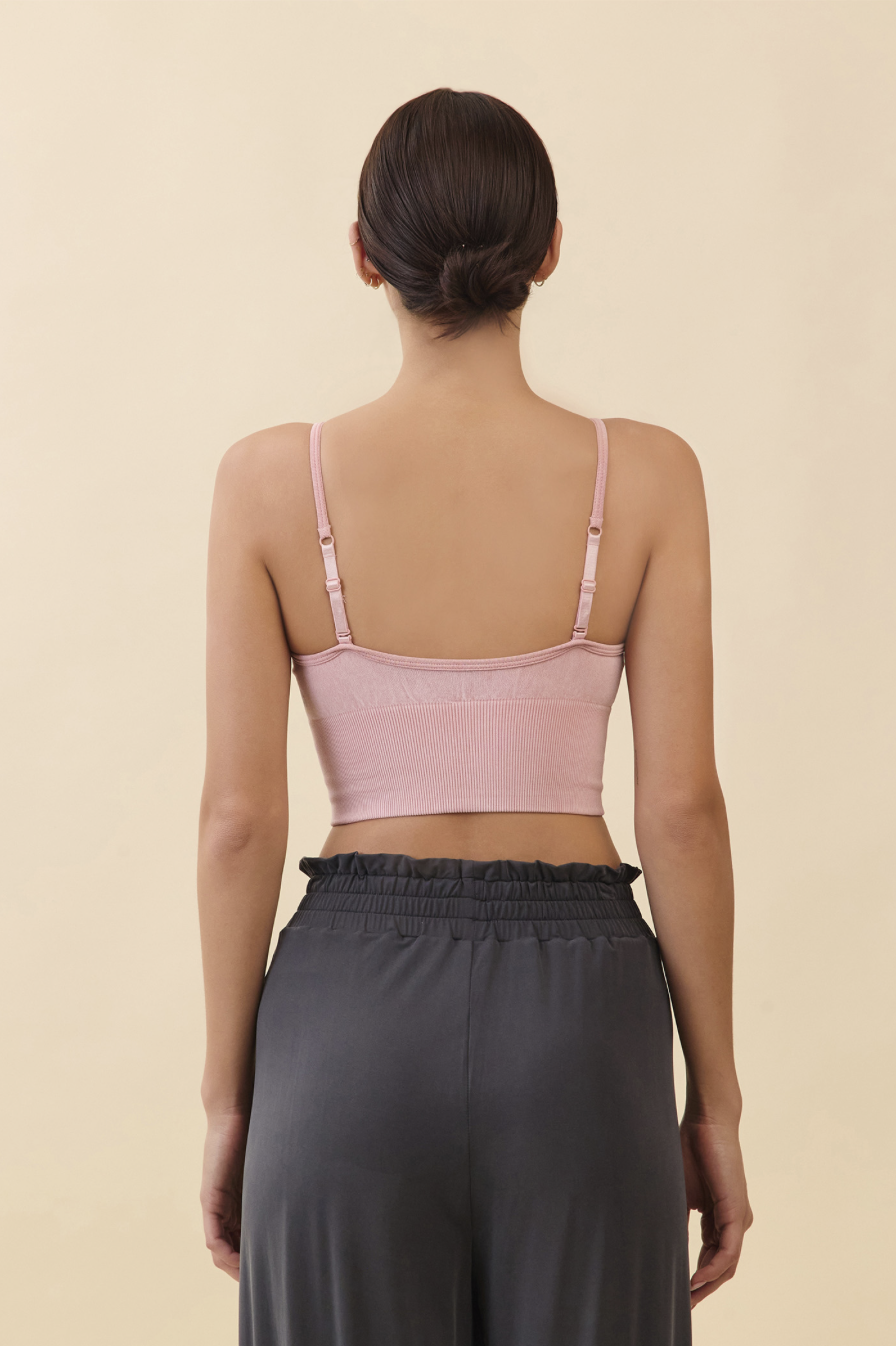 TB001 SIGNATURE BRATOP MAUVE PINK FADE サイズ: XS