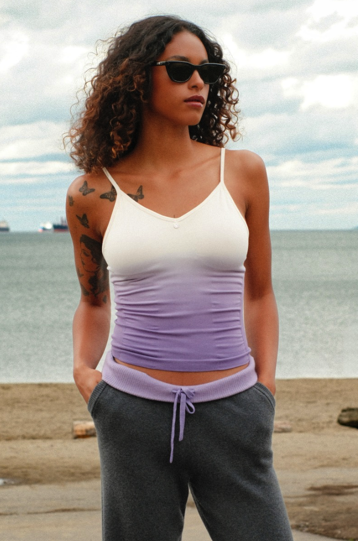 TT010 SIGNATURE TANK TOP PURPLE GRADATION