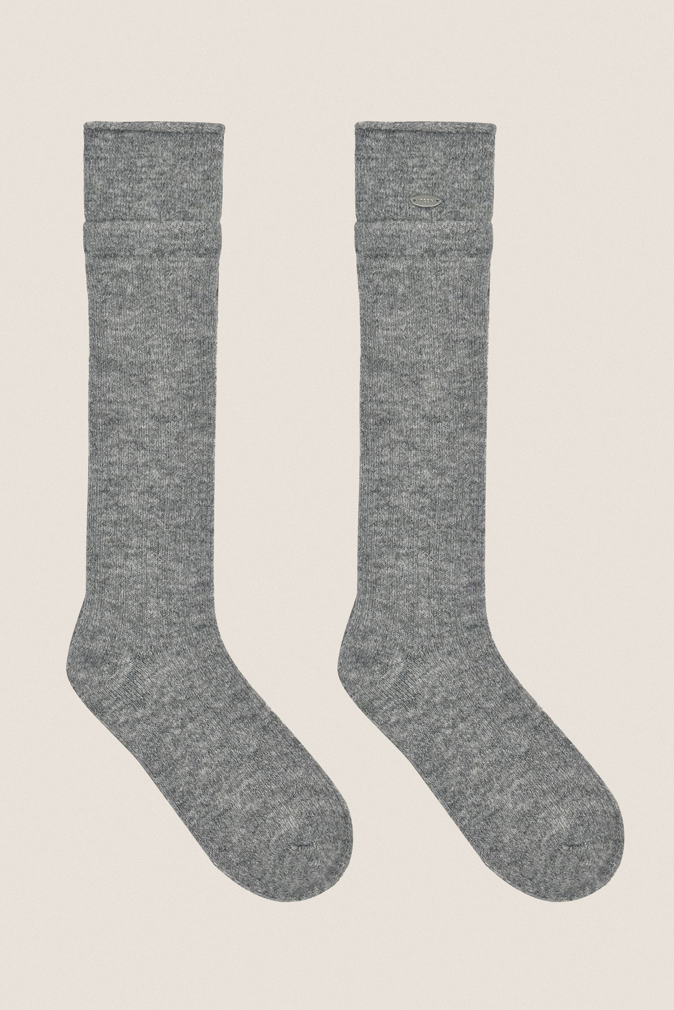 AS501 DOUBLE LAYER SOCKS M.GRAY SOLID