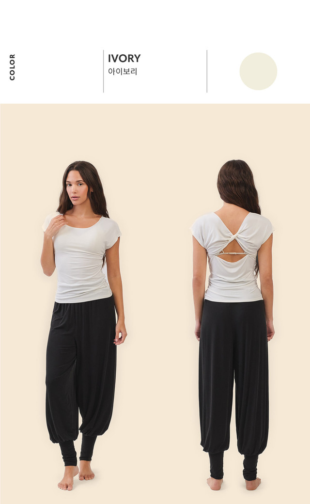 TS125 CONTOUR SHIRRING SLEEVELESS IVORY SOLID サイズ: SS