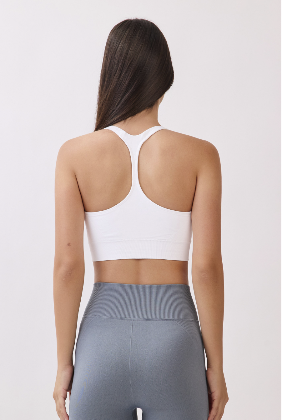 TB041 SEAMLESS BRATOP WHITE サイズ: S/M