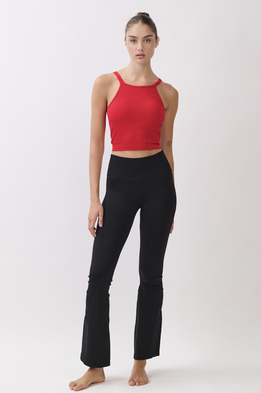 TB039 SPIRAL TANK RED サイズ: S/M