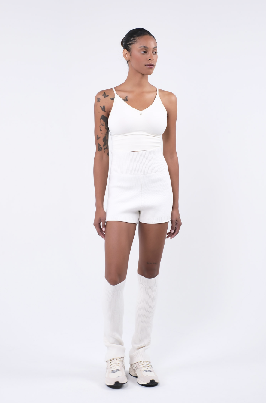 TB002 SEAMLESS BRATOP IVORY サイズ: S/M