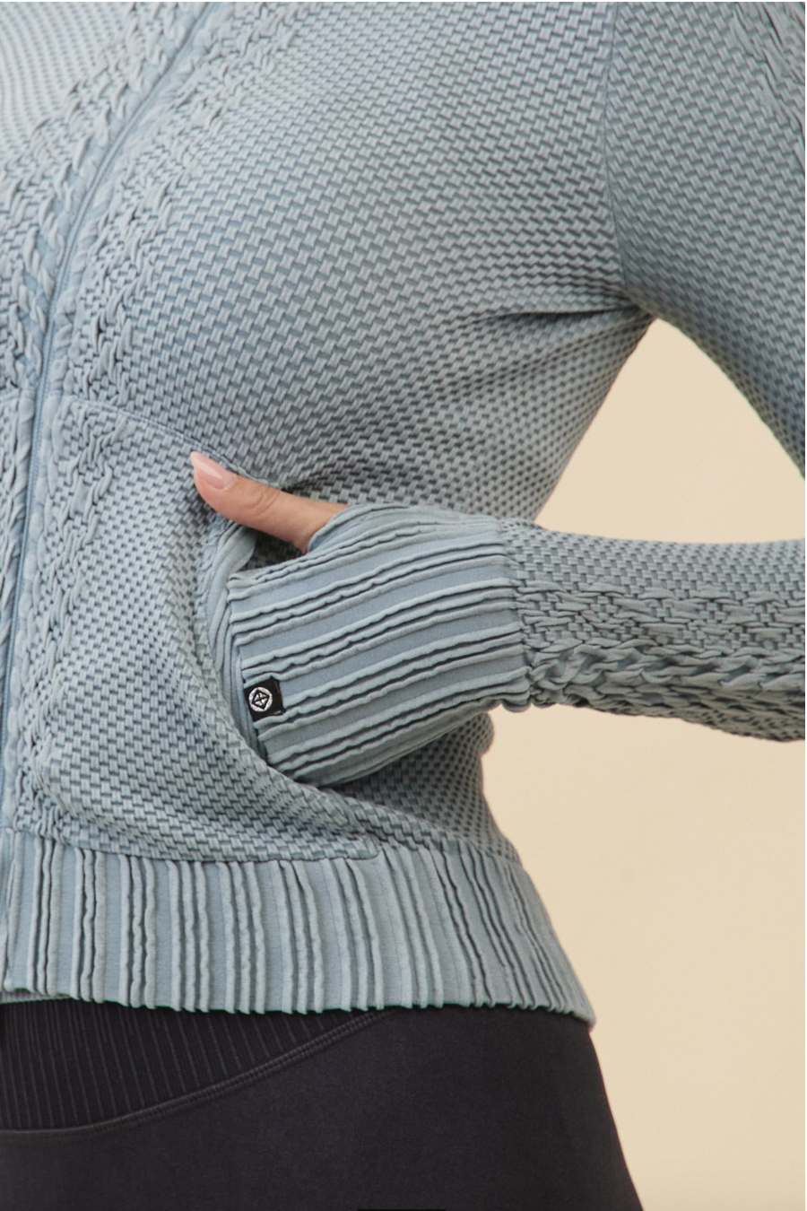 TZ151 SPONGE ZIP-UP D/MINT FADE サイズ: S/M