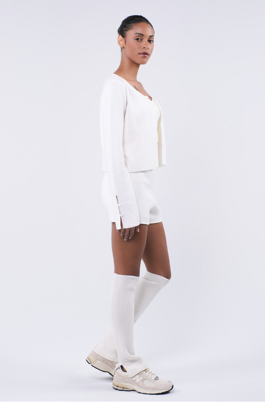 SC244 STRAP CARDIGAN IVORY サイズ: F