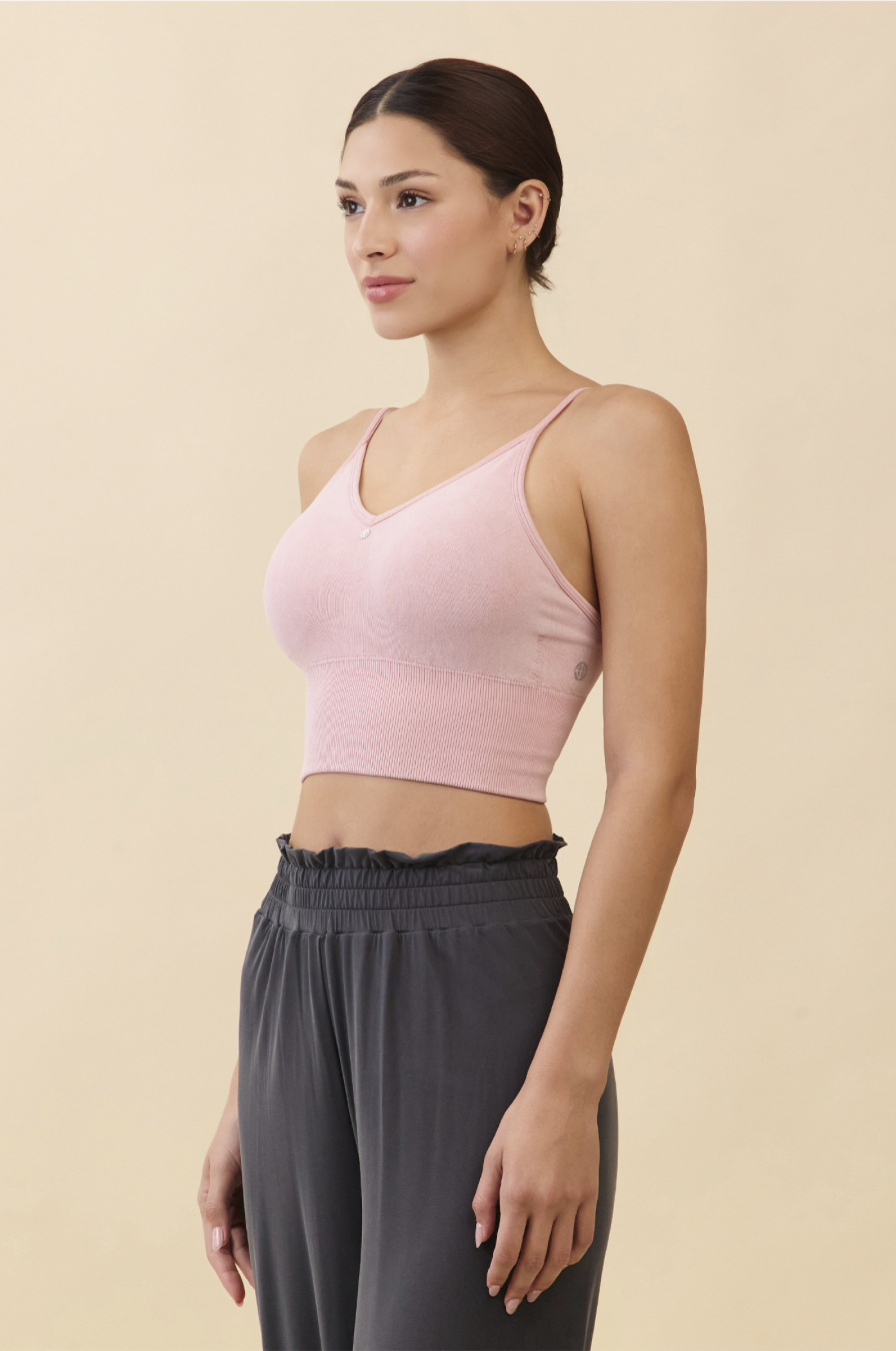 TB001 SIGNATURE BRATOP MAUVE PINK FADE サイズ: XS