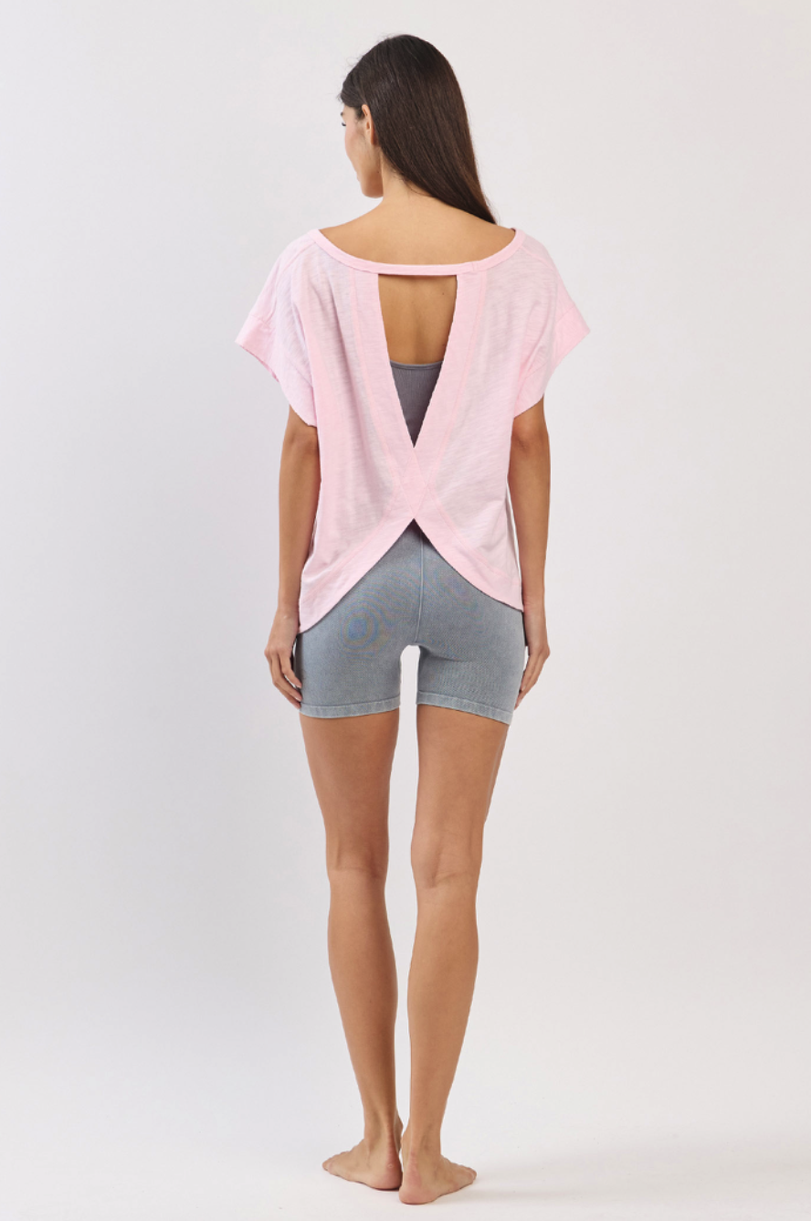 TS109 COVER-UP SLEEVELESS PINK サイズ: ONESIZE