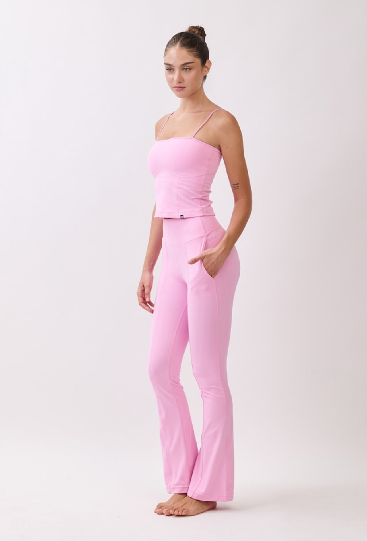 TT023 JERSEY TANK TOP PINK サイズ: S/M
