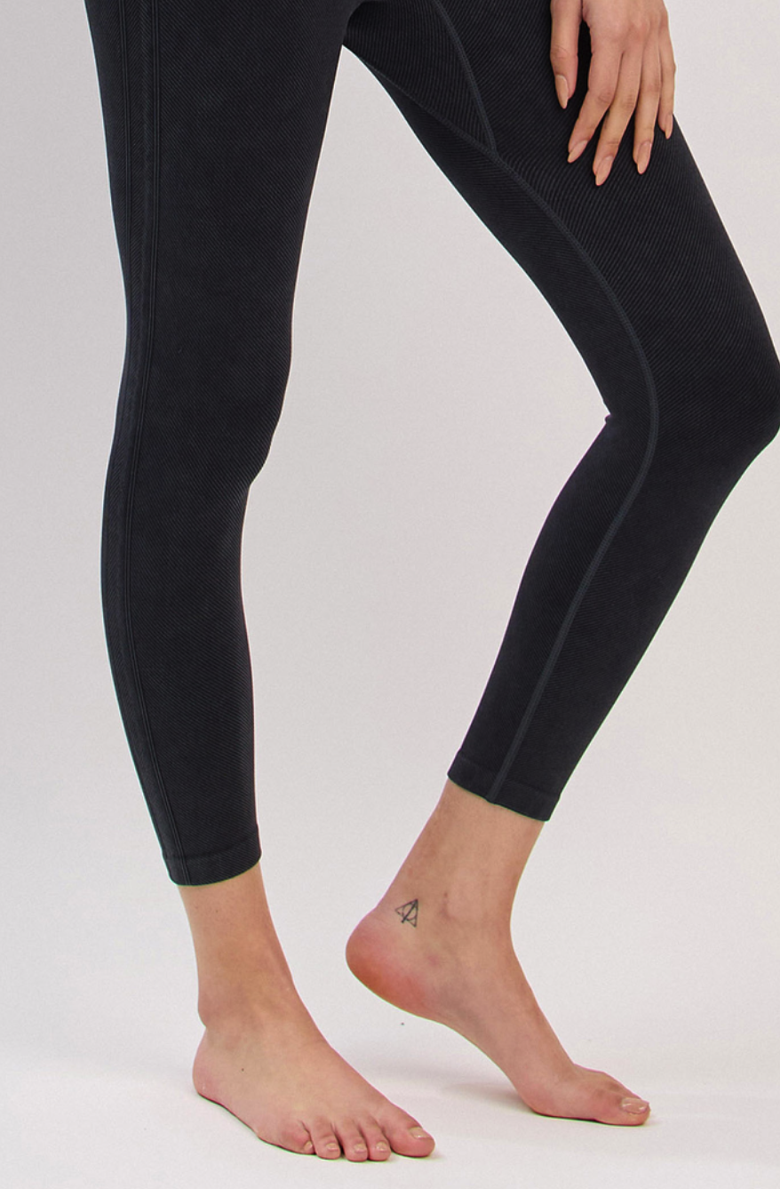PL071 DOUBLE LEGGINGS BLACK FADE サイズ: S/M