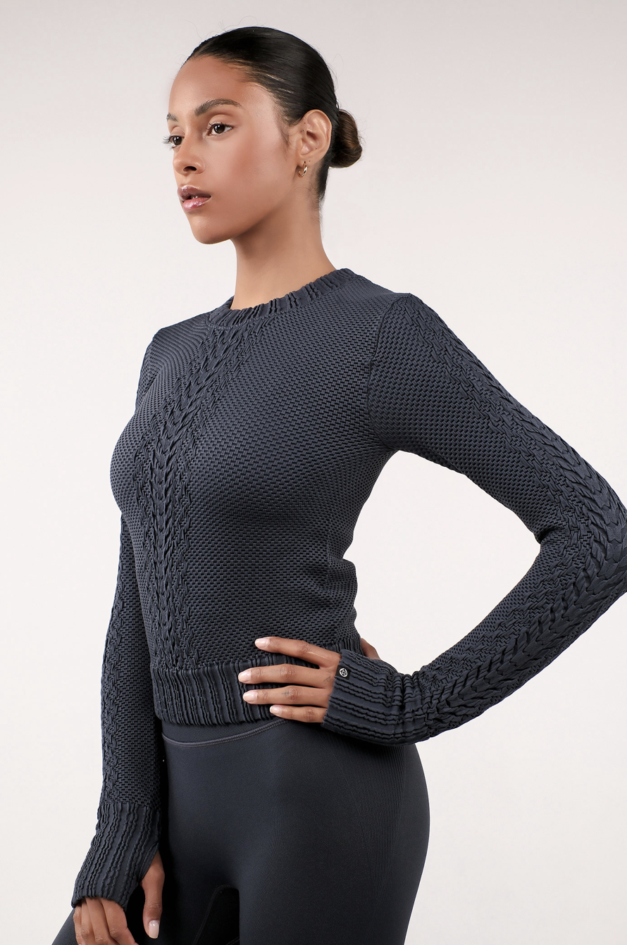 TP141 SPONGE PULLOVER D.GRAY サイズ: S/M