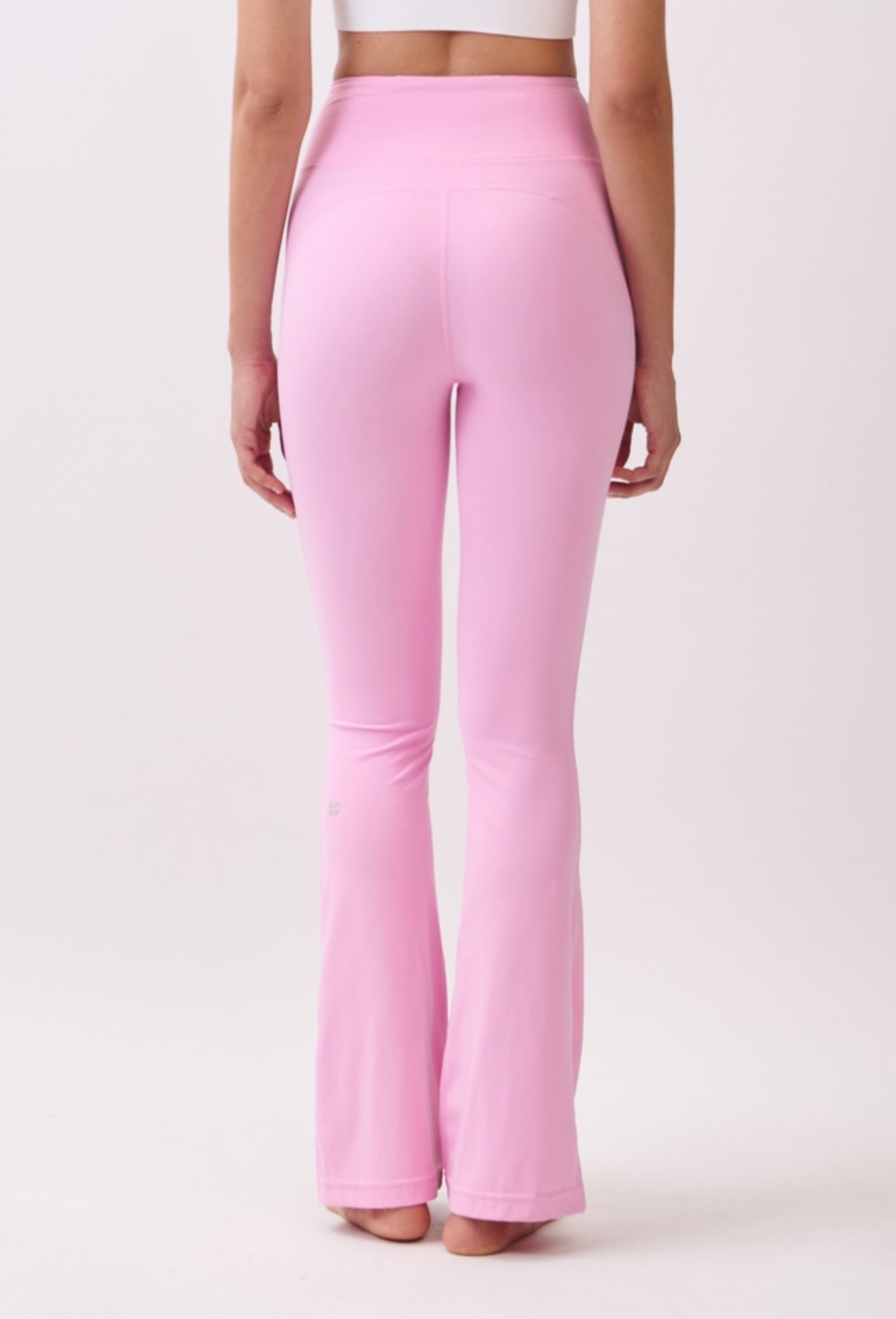 PL412 FLARE LEGGINGS PINK サイズ: S/M