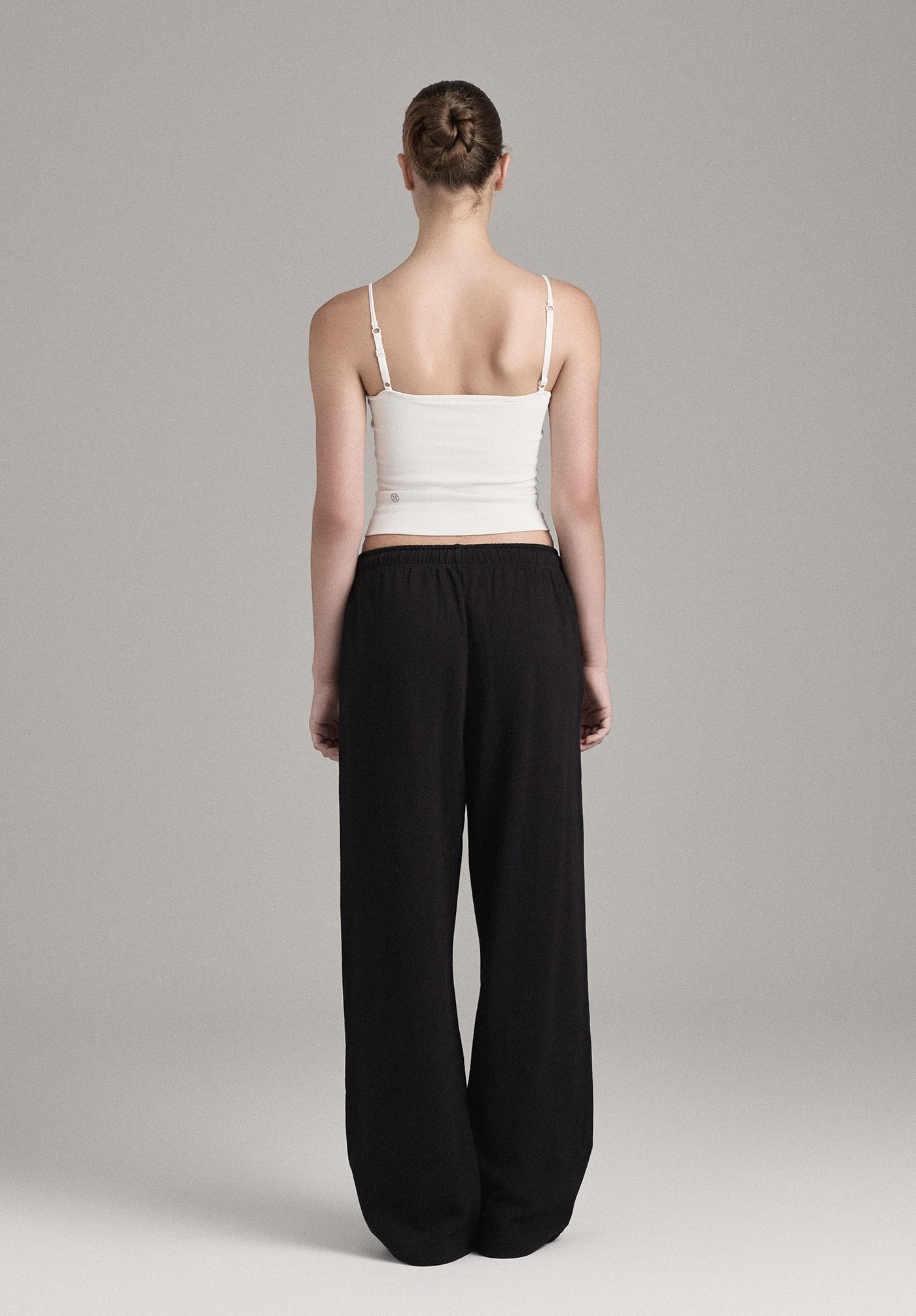 PL457 STANDARD SWEAT PANTS BLACK SOLID サイズ: SS