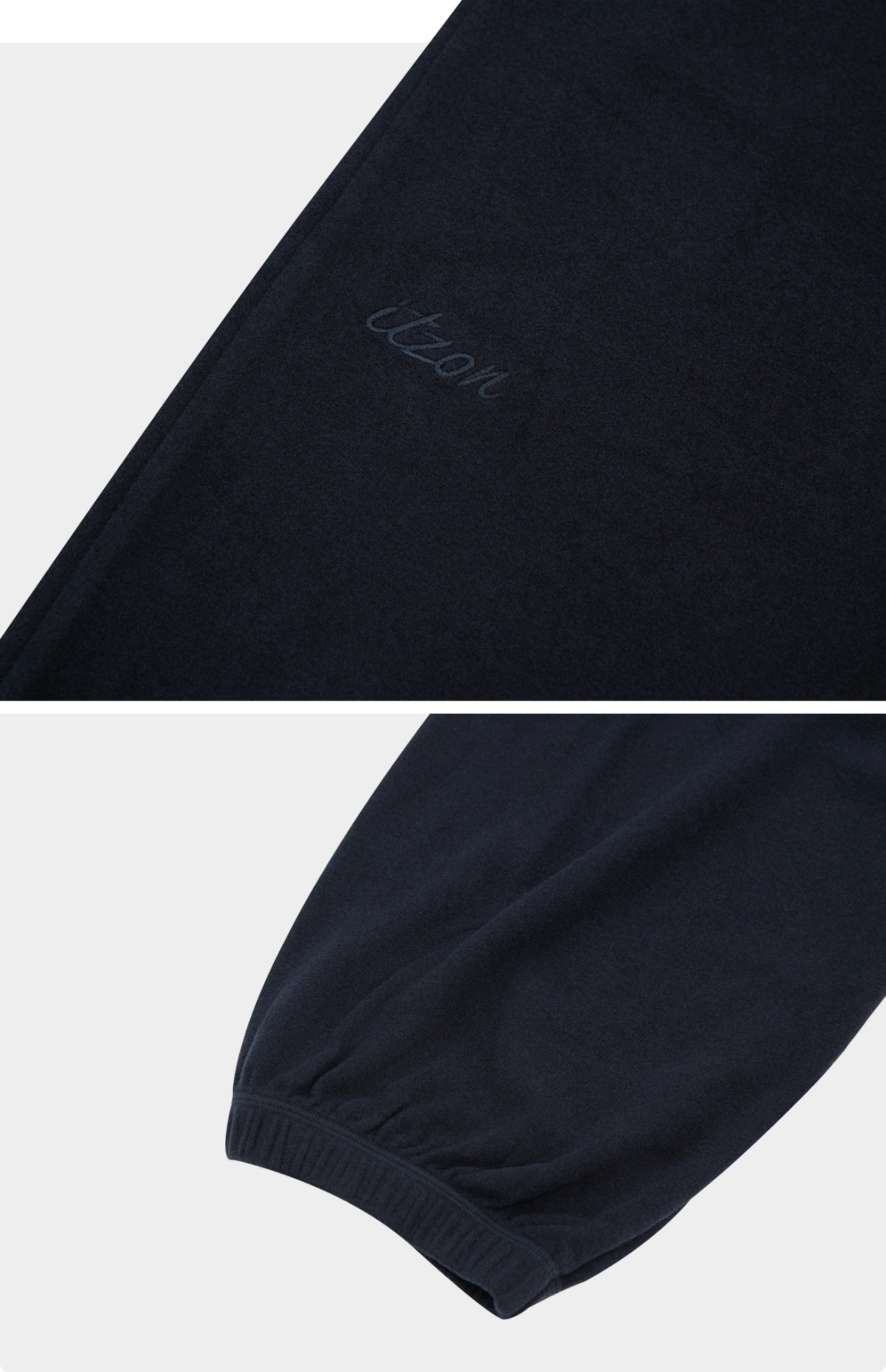 PL455 MICRO STRAIGHT-LEG PANTS NAVY SOLID サイズ: SS