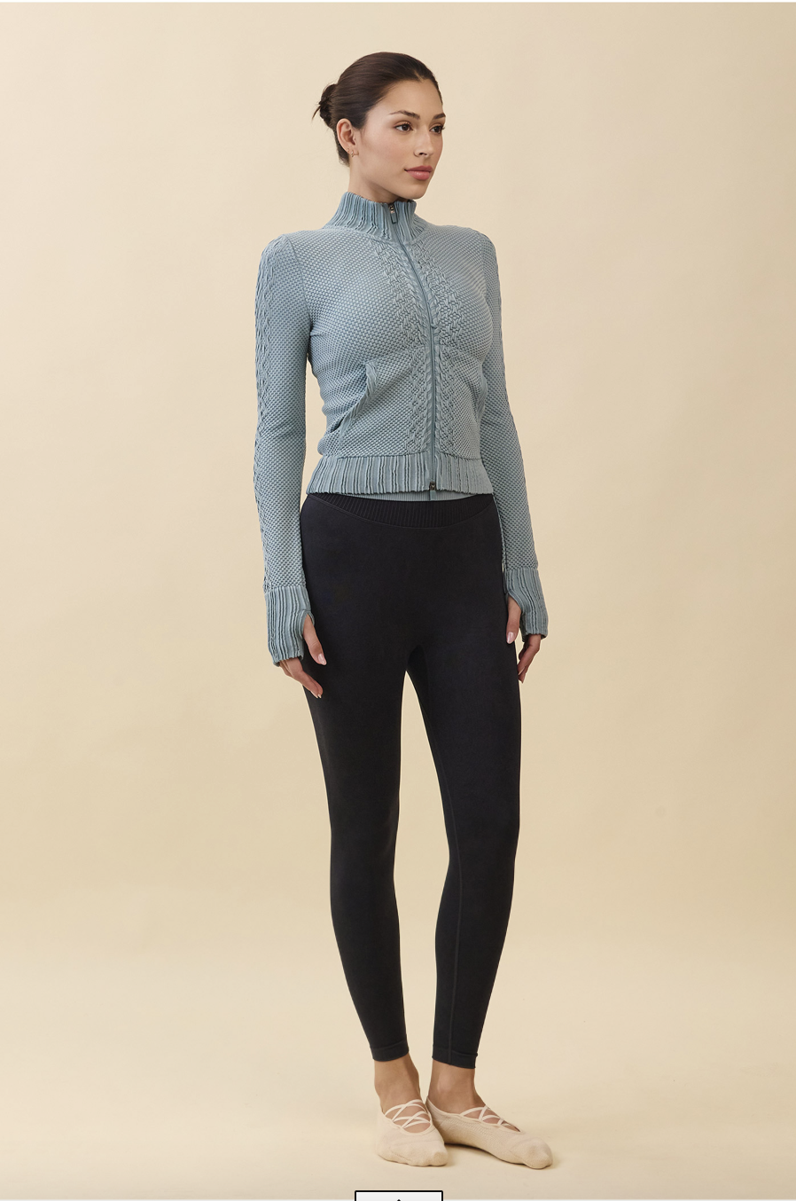 TZ151 SPONGE ZIP-UP D/MINT FADE サイズ: S/M