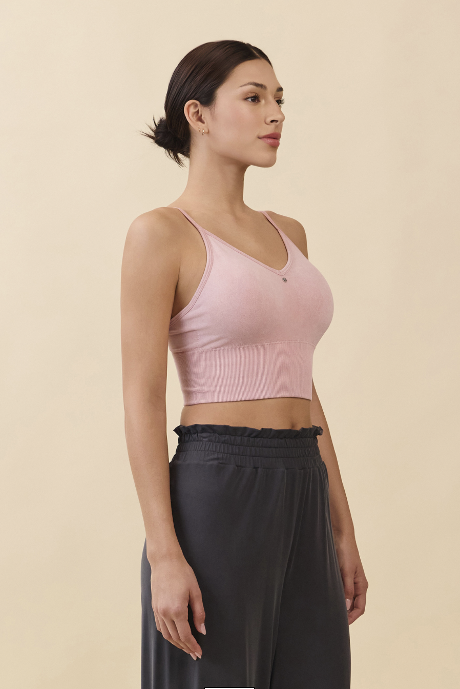 TB001 SIGNATURE BRATOP MAUVE PINK FADE サイズ: XS