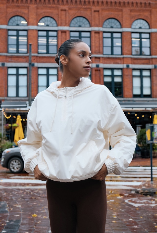 JD331 PADDED ANORAK IVORY サイズ: S/M
