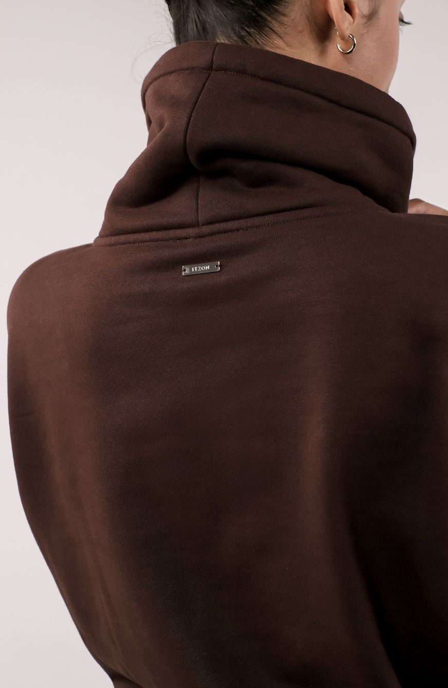 TP142 MINI HOODIE BROWN サイズ: F