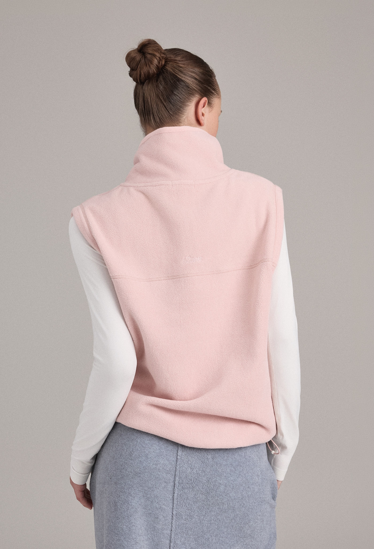 OV354 FLEECE VEST LAVENDER PINK SOLID サイズ: F