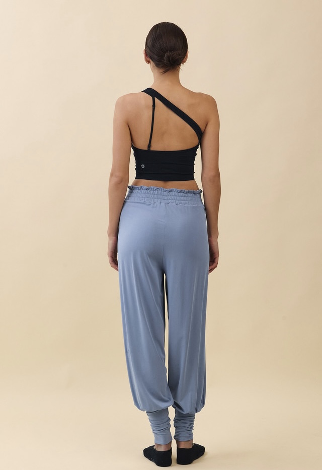 TT044 CONTOUR ONE-SHOULDER TANKTOP BLACK SOLID サイズ: S/M